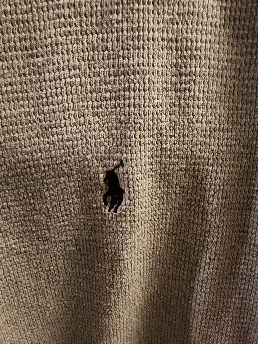 Polo by Ralph Lauren Long-Sleeve Crewneck Sweater in Taupe - Picture 2 of 4